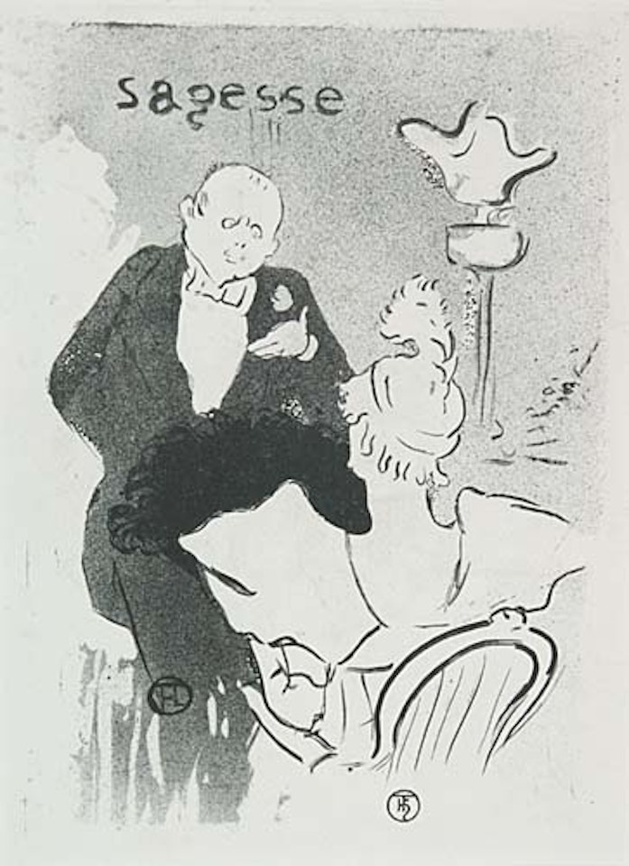 Two lithographs. by Henri de Toulouse-Lautrec