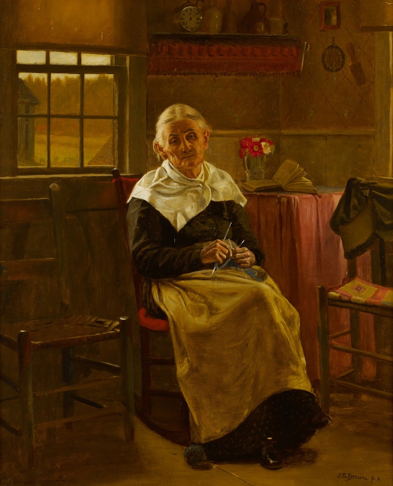 Dear Old Grannie by John George Brown