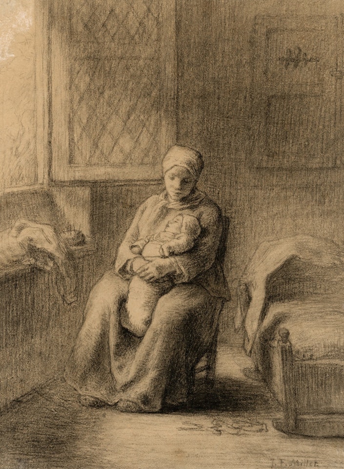 Maternité by Jean-François Millet
