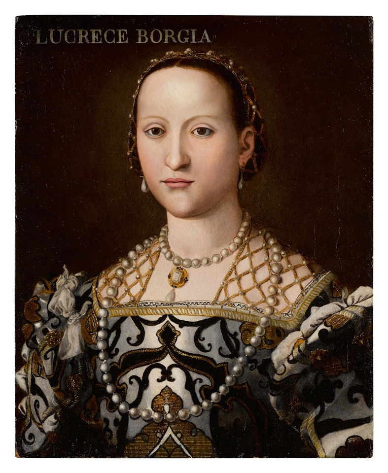 Portrait of Eleanora of Toledo, bust length by Bronzino
