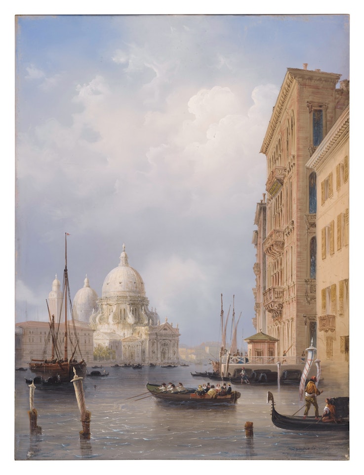 View of Venice, Grand Canal by Carlo Bossoli